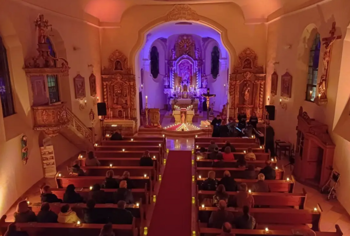 Kirche der Pfarrmission. Foto: Lucia Feneis